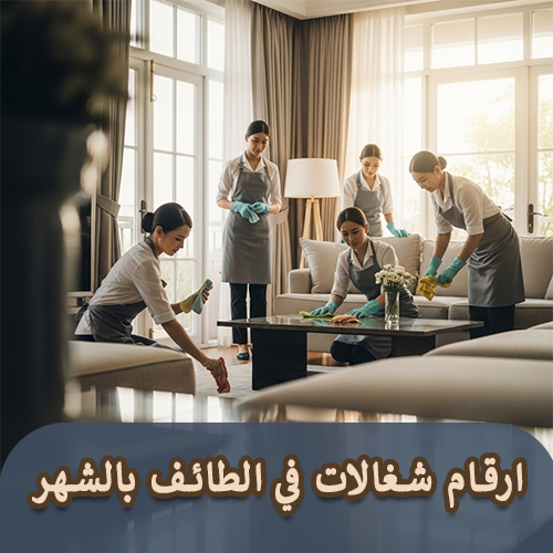 ارقام شغالات في الطائف بالشهر