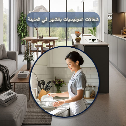 شغالات اندونيسيات بالشهر في المدينة