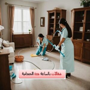 شغالات بالساعة جدة الحمدانية