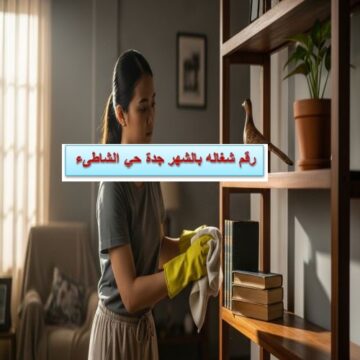 رقم شغاله بالشهر جدة حي الشاطىء